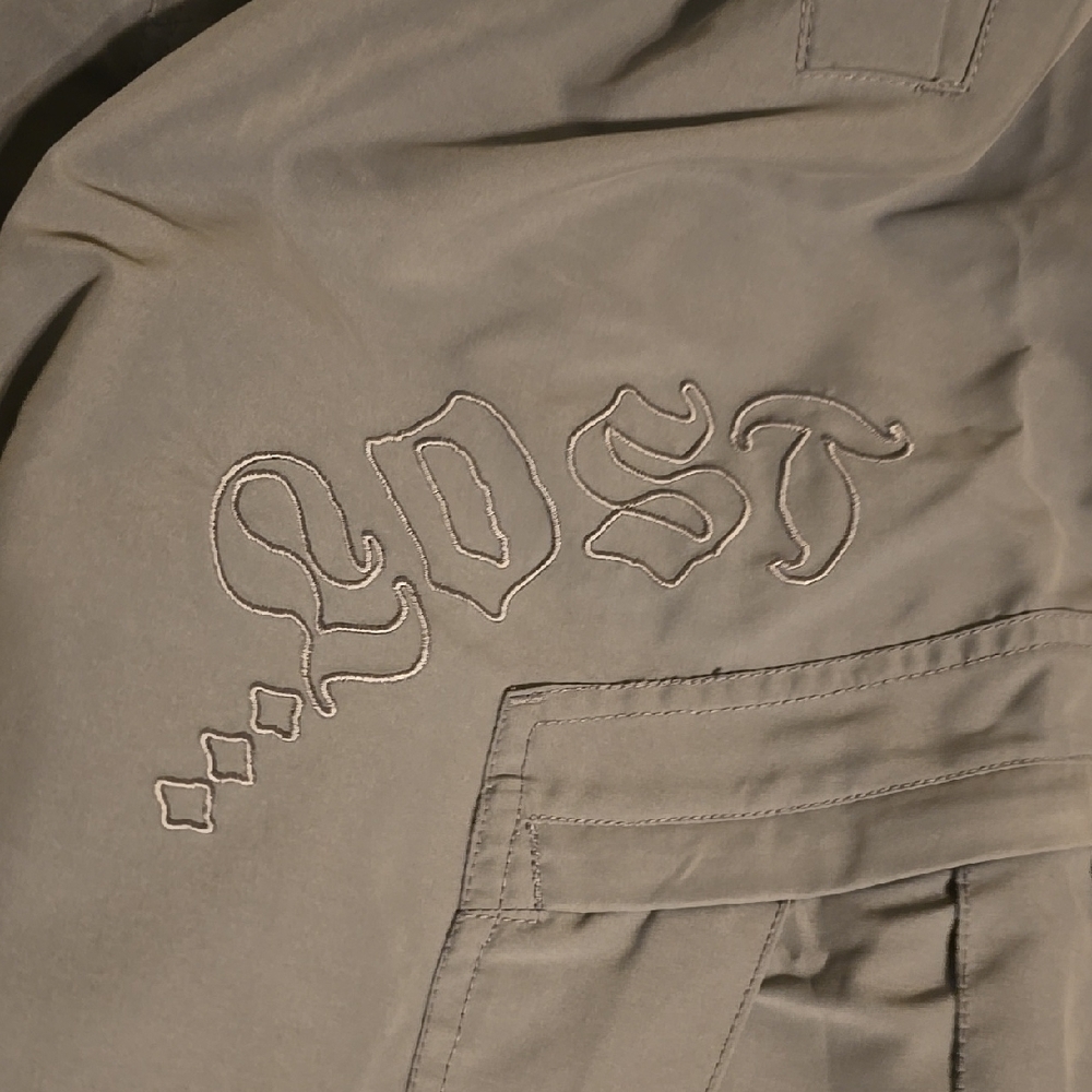 Lost Men's Gray Cargo Shorts - Picture 3 of 6
